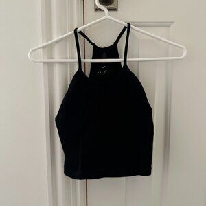Black free people cropped tanktop